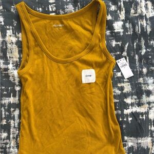 Old Navy Golden Yellow Women's Tank Top
